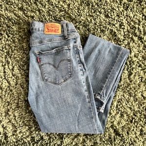 Super highwaisted straight leg levi